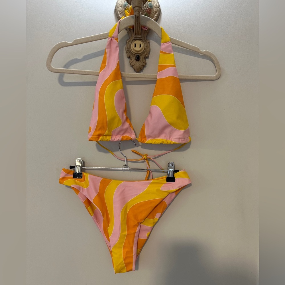 Aurelle Printed Bikini - M